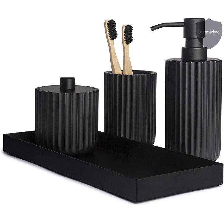 Latitude Run® 4 Piece Bathroom Accessory Set Wayfair
